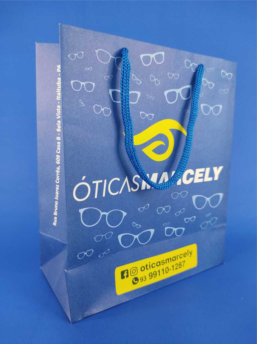 Sacola de Papel 150grs Tam. 18x22x9 