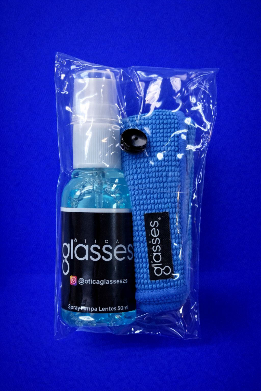 Kit Limpa Lentes 50ml Person.  (BOLSINHA) e  mágica pers.